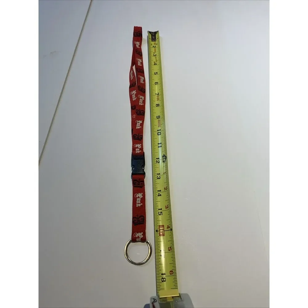 Street Punk Gothic Americana Metal Tattoo Art‎ Lanyard Red And Black